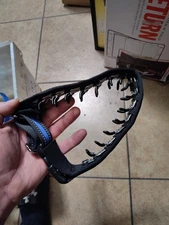 Dog Prong Choke Collar Adjustable Training Quick Release Buckle L & XL Reflectiv