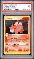 2003 POKEMON EX RUBY & SAPPHIRE #4 CAMERUPT-HOLO PSA 7 on eBay