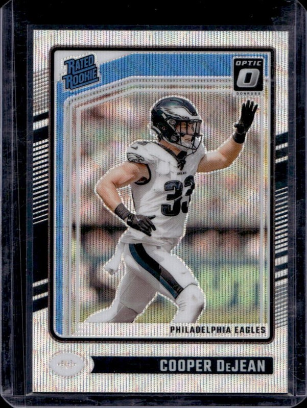 2024 Panini Donruss Optic Cooper DeJean Wave Rated Rookie #/300 Eagles