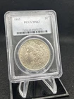 1885 Morgan Silver Dollar PCGS MS63