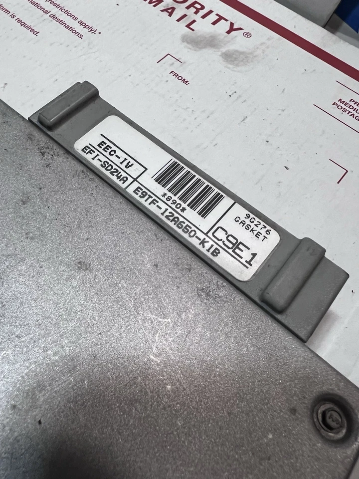 Ford Ranger Bronco 1989-1992 ECM ECU E9TF-12A650-K1B Foto 2 de 2