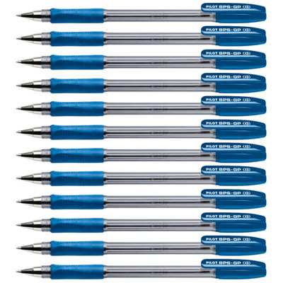 12 x Pilot Kugelschreiber BPS-GP-XB 1,6 mm blau Ball Point extra breit