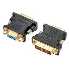DVI to VGA Adapter DVID Male to VGA Female Converter 1080P 24 1 Pin Video