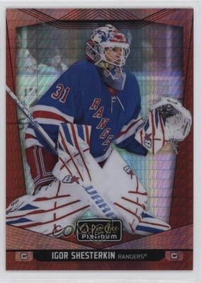 2024-25 O-Pee-Chee Platinum Red Prism 161/199 Igor Shesterkin #72 1n3b