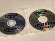 DESIGN CAD EXPRESS 2 CD Version 12 Upperspace Disc only 2001 vintage software