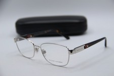 NEW RALPH LAUREN RL 5096Q 9001 SILVER HAVANA AUTHENTIC EYEGLASSES W/CASE 54-16