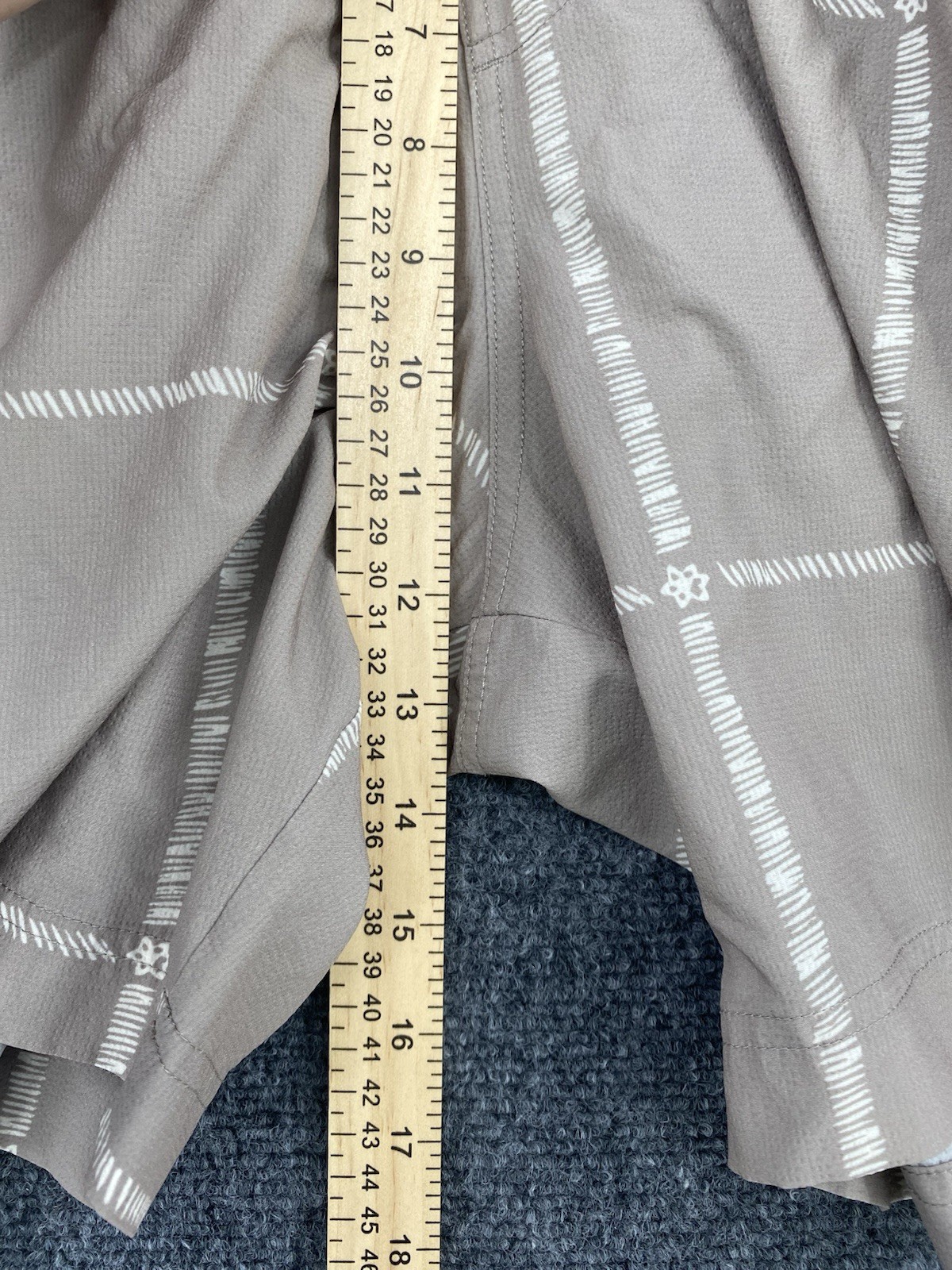 Fabletics Beige Grid Pattern Matching Shirt & Sho… - image 19