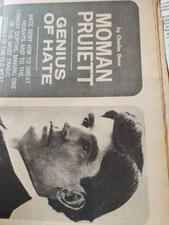 Sk201 Ephemera 1960s Article Wild West moman pruiett 