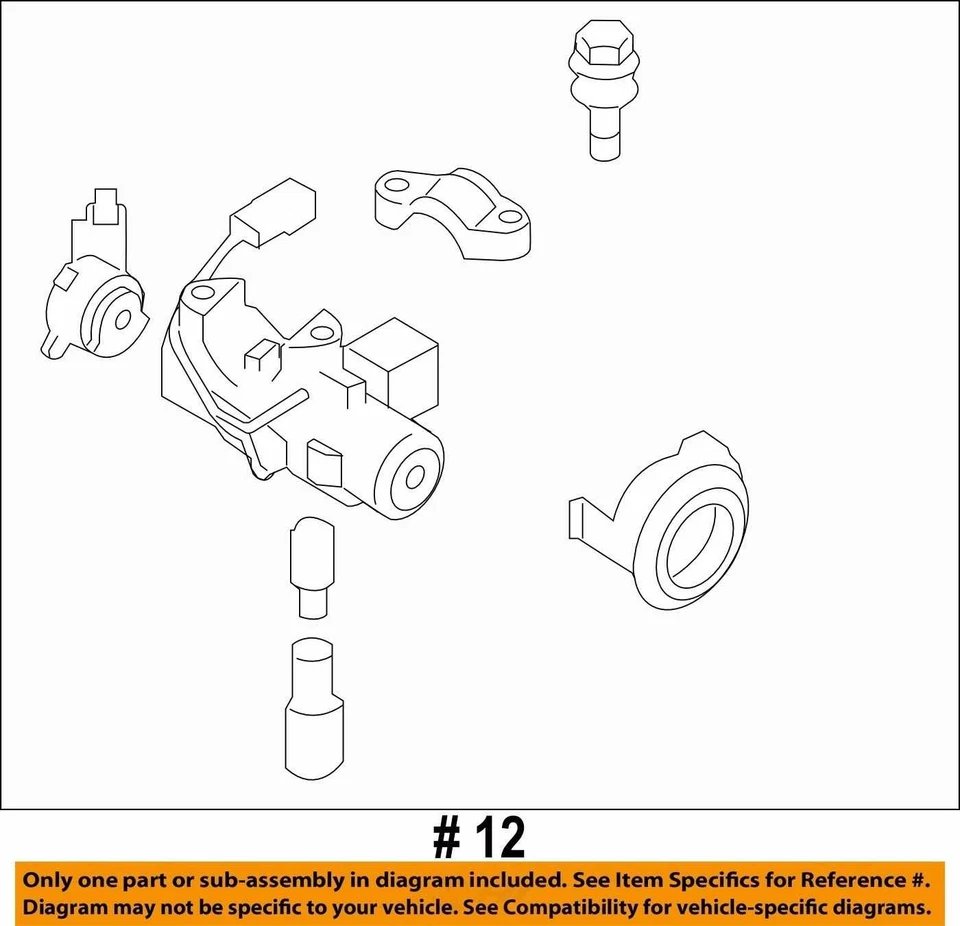 INTERRUPTOR DE ENCENDIDO Subaru Impreza Forester 2008 08 2009 09 2010 10 2011 11 1014722 Foto 4 de 4
