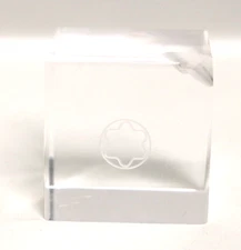 Old Stock Montblanc Pen Rest Stand Clear Lucite Pen Display