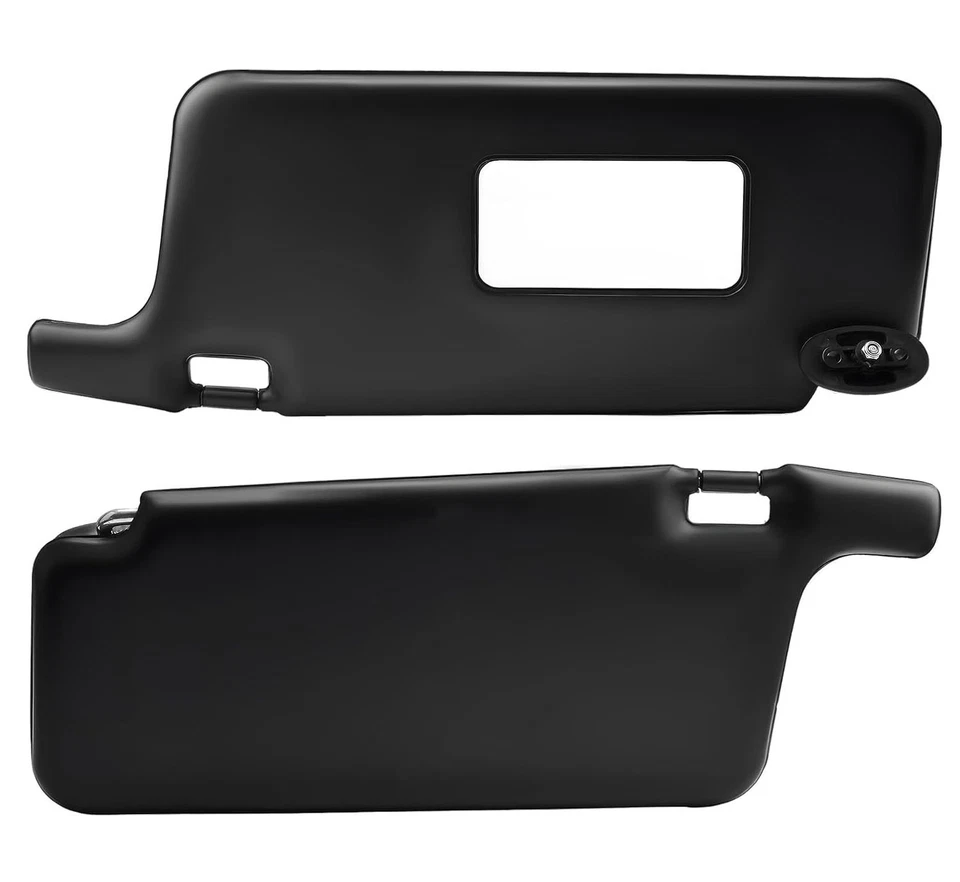 Black For 1996-2001 Honda Civic Sun Visors Left Driver & Right Passenger Set Foto 2 de 4
