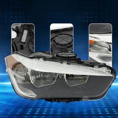 Right Passenger Side Headlight For 2016 -22 BMW X1 Halogen Headlight Models Only