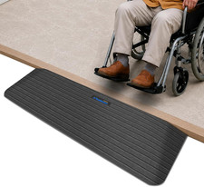 1-1/2&rdquo; Rise Threshold Ramps for Doorways, 2200 Lbs Load Capacity Wider Non-Slip