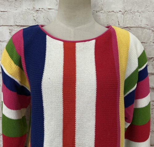 Ann Taylor Pullover SMALL gestreift Relaxed Oversized VINTAGE 90s Preppy NEU - Bild 2 von 6