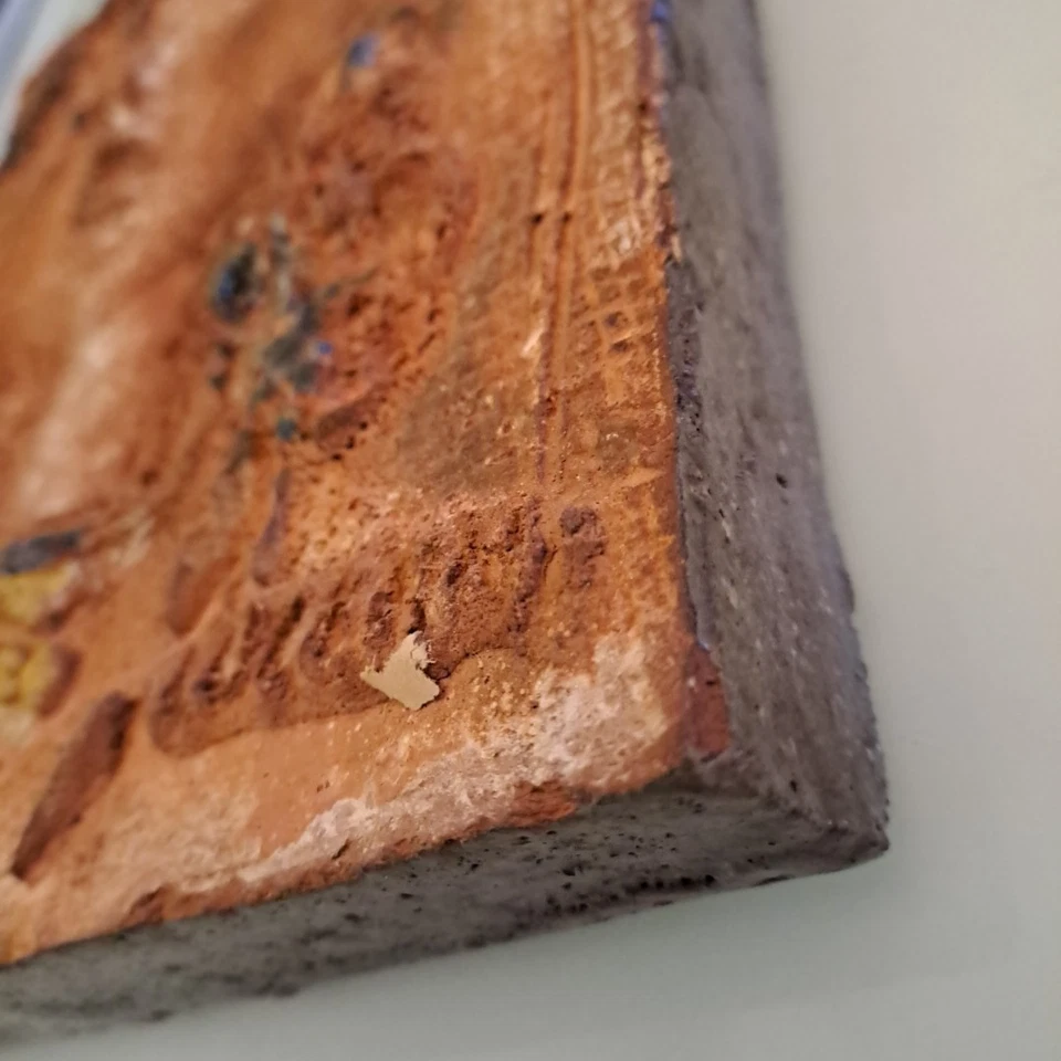 LUCERNI UGO FORMELLA TERRACOTTA VOLTO DONNA - Immagine 2 di 4