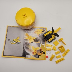 LEGO X-Pod: Robo Pod 4348 Yellow & Auto Pod 4347 Blue Retired COMPLETE w/manuals