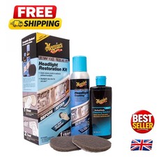 Meguiar's Two-Step Headlight Restoration Kit - Effortless Clarity & Protection