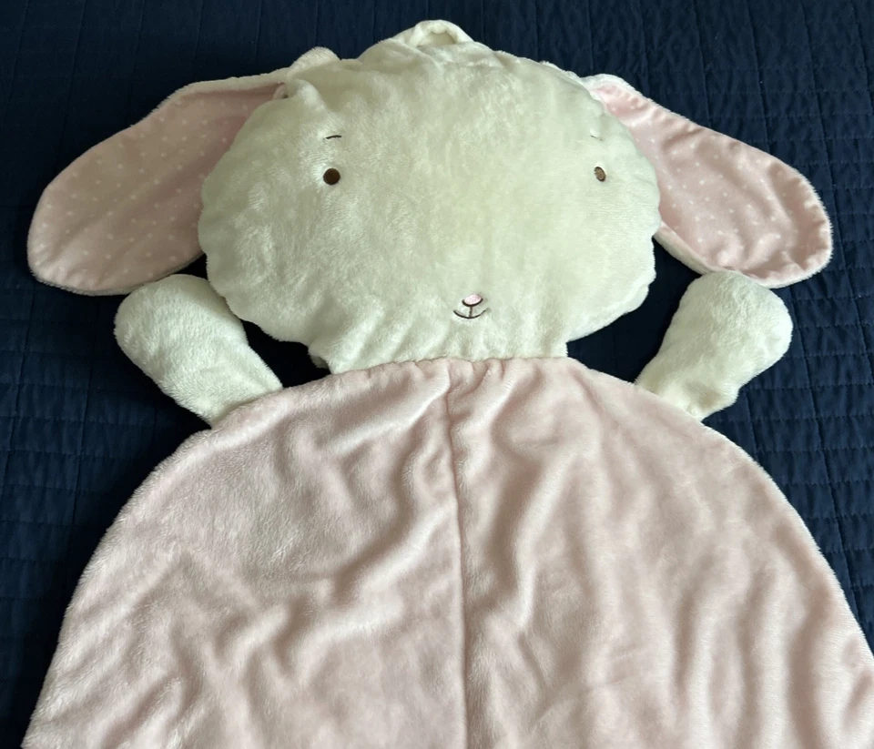 Bunnies By The Bay Bunny Almohada Alfombra de Juego Rosa Conejo Peluche SOLO ESTERA Foto 3 de 4