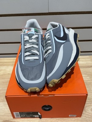 Size 10.5M/12W - Nike LD Waffle sacai CLOT Kiss of Death 2 Cool Grey Sz 10.5M DH