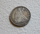 1865-S Seated Liberty Half Dollar Silver Coin 50 Cents Civil War Era