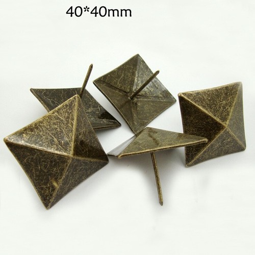 Decorative Upholstery Nails Square Tack Stud Jewelry Box Sofa Shoe 10 Pcs Set @ - Bild 4 von 18