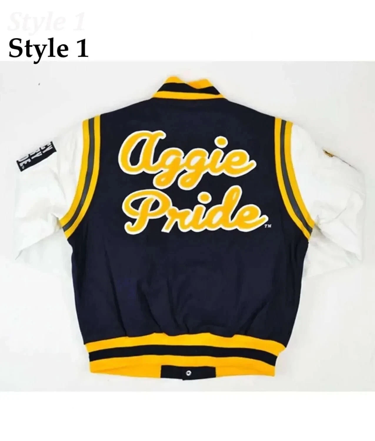 N Carolina State University Aggie Pride Baseball Varsity Jacket (Not Satin, Not Wool, Not Leather)