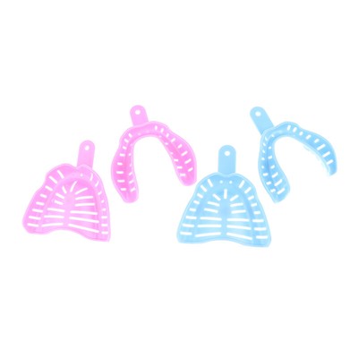 Dental Disposable Plastic Trays Impression Autoclavable Trays Adult And Children