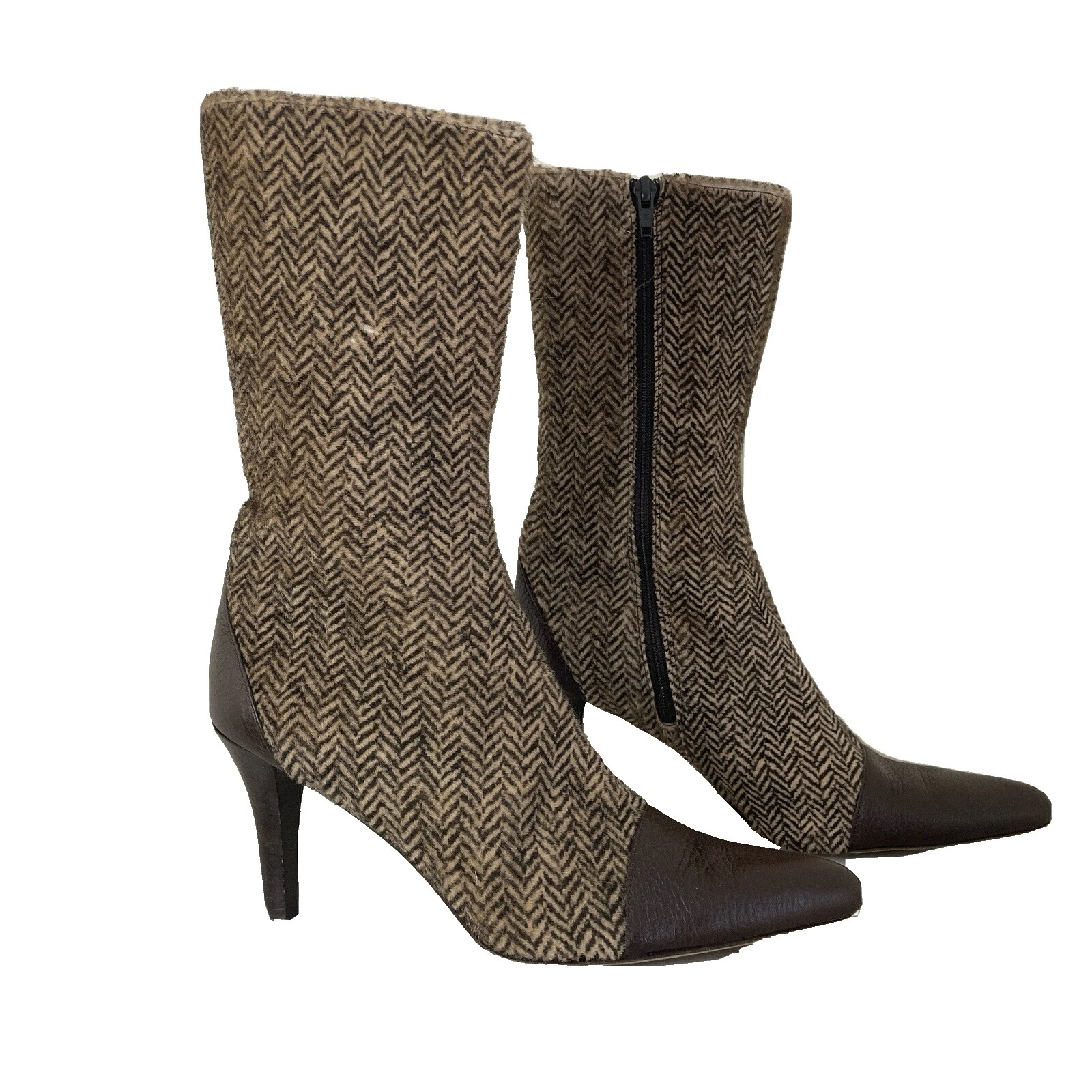 Botas de cuero para mujer Brooks Brothers