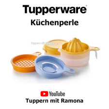 Tupperware D215 Küchenperle Zitruspresse Ei-Trenner Reibe 5 in 1 Multiprodukt