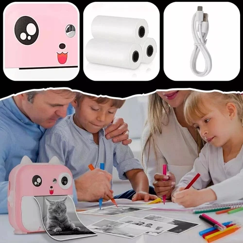 Fotocamera istantanea 1080P HD fotocamera per bambini fotocamera digitale macchina fotografica per bambini NUOVO - Foto 11 di 15