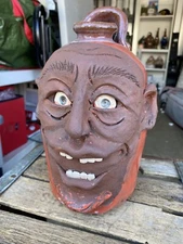 Rare “planet Of The Apes” Face Jug By Savannah Craven 