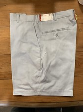 VTG NWT McGregor Men's Polyester/Cotton Gray Classics Shorts 32 Waist TS 539
