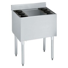NSF Stainless Steel Standalone Ice Bin 18"x24" 8" Deep for Bar/Restaurant