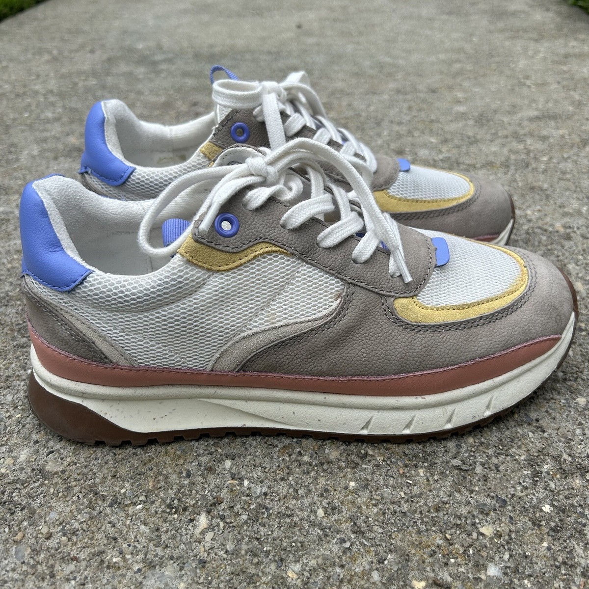 Madewell Kickoff Trainer Sneakers Colorblock Leather Womens