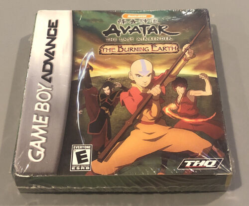 New Sealed Avatar the last Airbender: Burning Earth Game Boy Advance Game NES - Picture 1 of 4