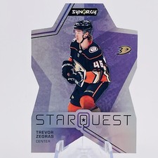 Trevor Zegras RC STARQUEST SP 💎 2021-22 Upper Deck Synergy SQ-13 Rookie