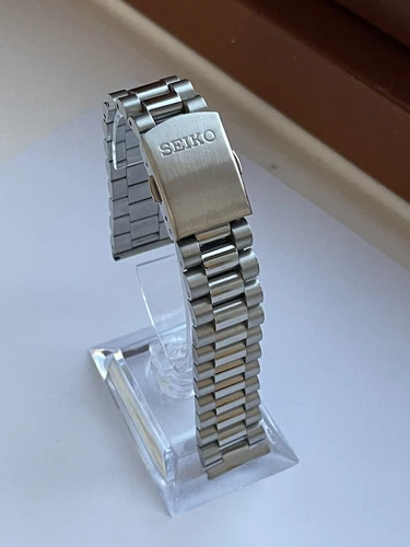 Seiko jubilee 18mm strap bracelet stainless steel with straight lug ends BARGAIN - Picture 4 of 9
