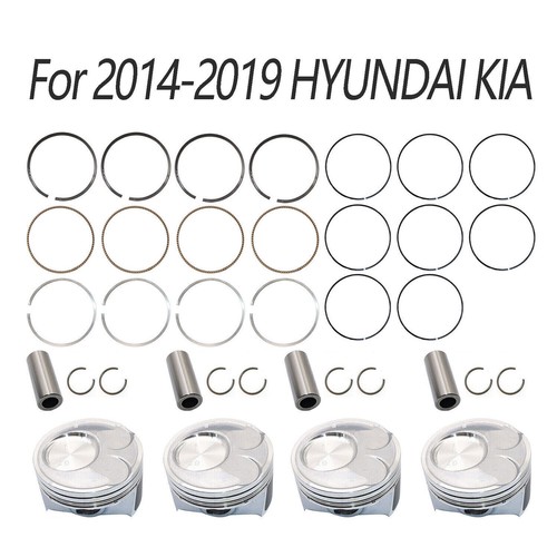 Piston & Rings Kit Fit For 20142018 Kia Soul Forte Koup 2.0L 23041