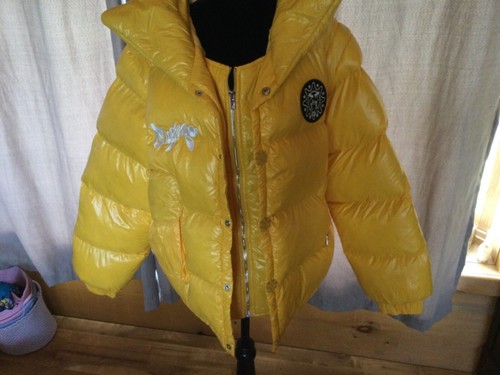 Glo Gang Worldwide Glocler Flare Collar Puffer Jacket (Yellow) new authentic π - Picture 13 of 24