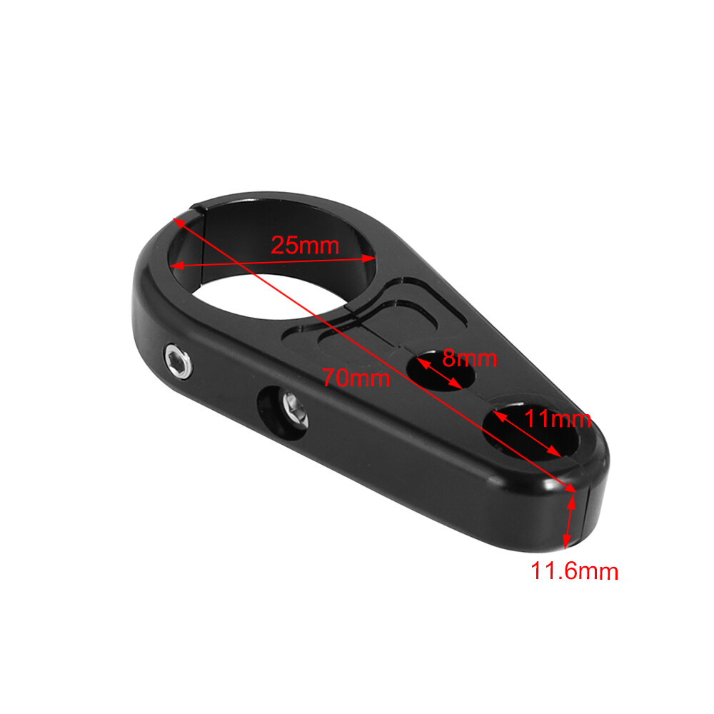 Black Cable Clamp 1 1/4" For Clutch Cable