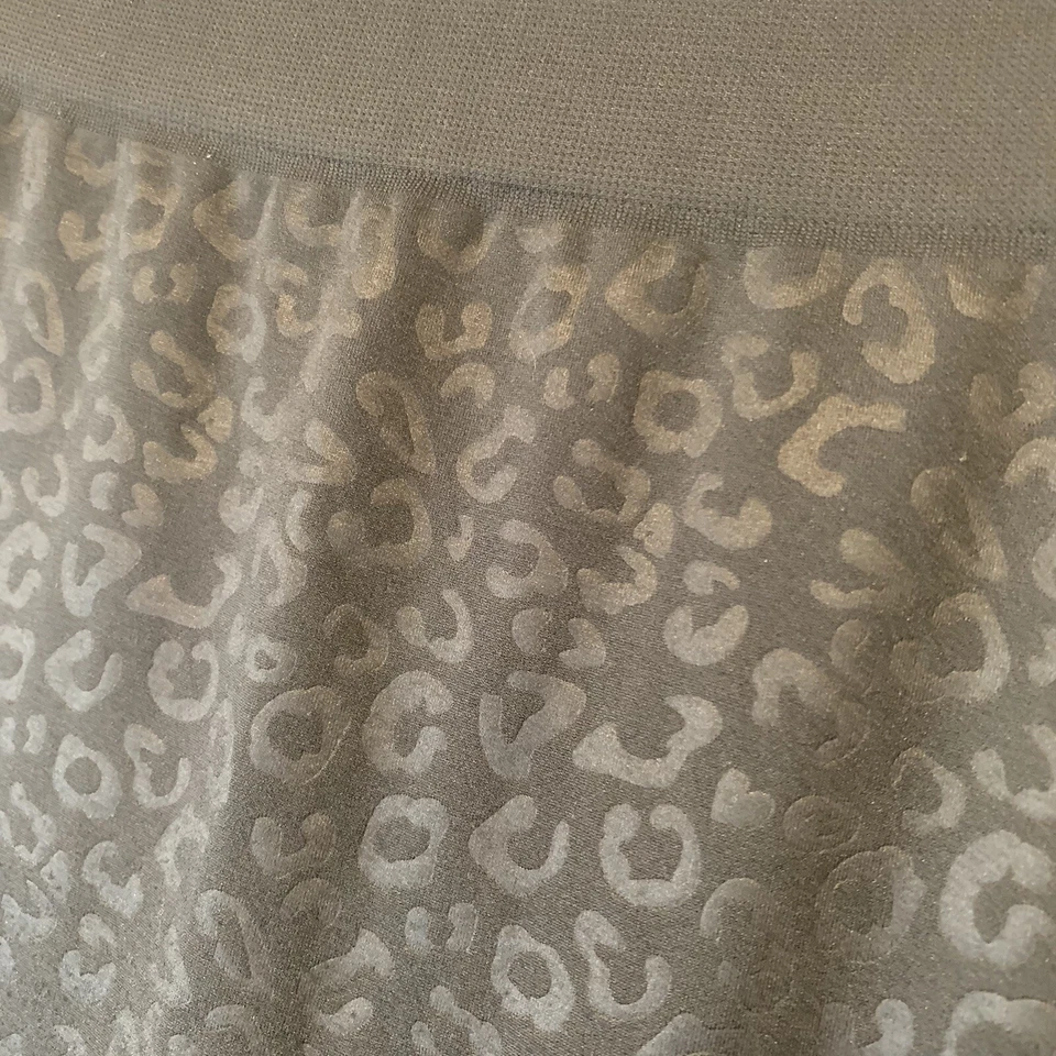 8 OF HEARTS Mujer Talla Grande Forrado de Vellón GUEPARDO Leggings Cálidos NEGRO 1X 2X Foto 4 de 4