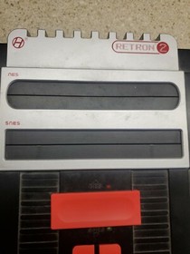 Hyperkin Retron 2 NES SNES 2 in 1 Console with Cables Model# M05932-BK READ!