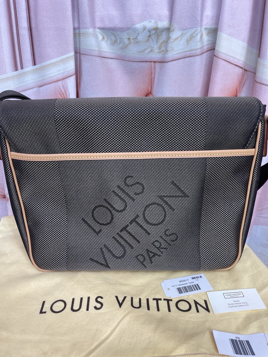 Louis Vuitton Brown Damier Canvas Geant Terre Messenger Bag