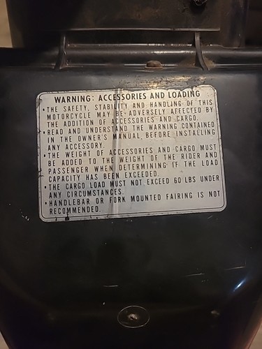 1977 Honda CB750 Super Sport SOHC SS fender storage bin box Black 80110-392 Oem - Picture 7 of 9