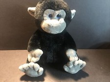 Melissa And Doug Chimpanzee Realistic Chimp Gorilla 10" Sitting Plush Monkey Toy