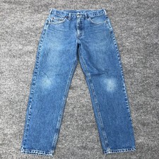 Carhartt Relaxed Fit Denim Blue Jeans Mens Size 34x29.5 No Tag Read