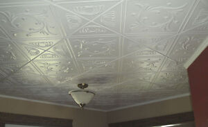 Details About Styrofoam Ceiling Tile To Cover Popcorn Ceiling Decor 48 Glue Up Tiles 130 Sqft