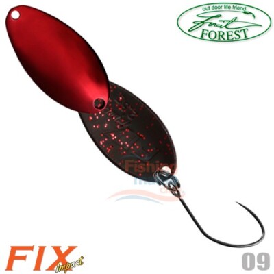 Cucchiaio Affondante Per Trote Cucchiaio Da Pesca FOREST FIX IMPACT 2,5 G - Per Trota E Altri Pesci D'acqua Dolce, Assortimento Colori Cucchiaio Affondante Pesca