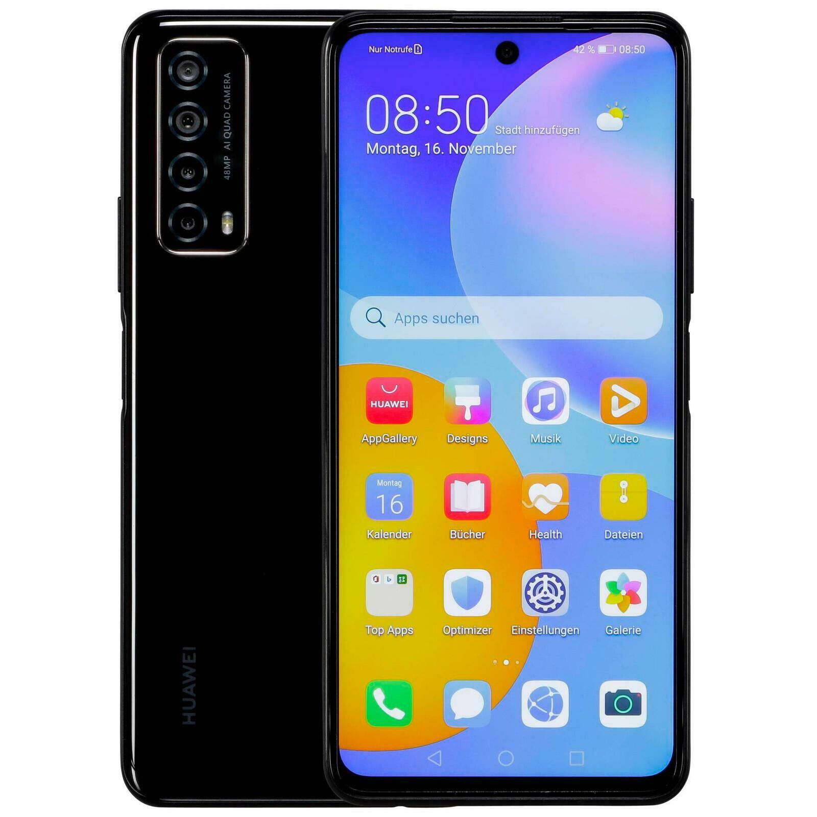 The Price Of Huawei P Smart 2021 128GB Midnight Black New Dual SIM 6,67 ” Smartphone Phone | Huawei Phone