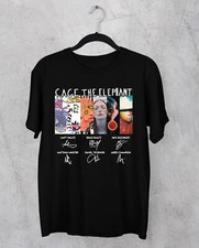 Cage the Elephant band collage black T-shirt Unisex All sizes